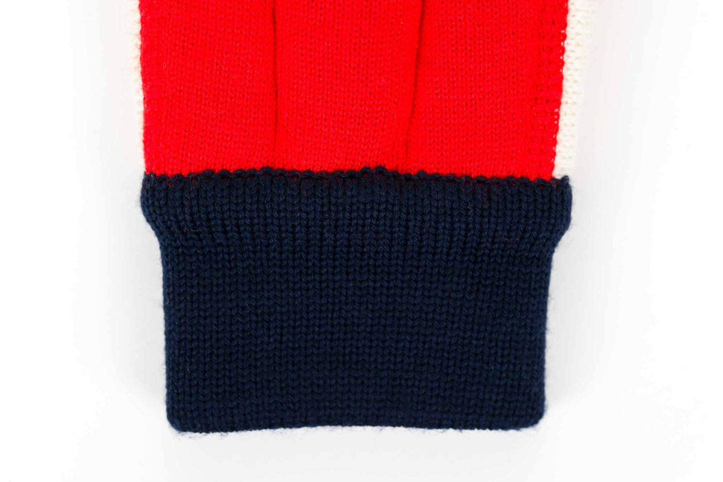 Macun-Vintage Sport Pullover rot-weiss