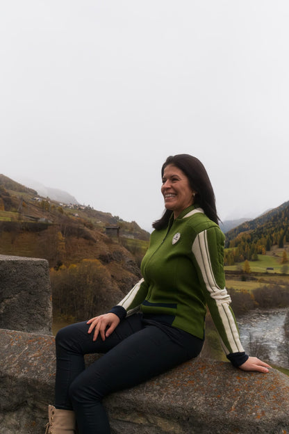 Macun Vintage Sport Pullover grün