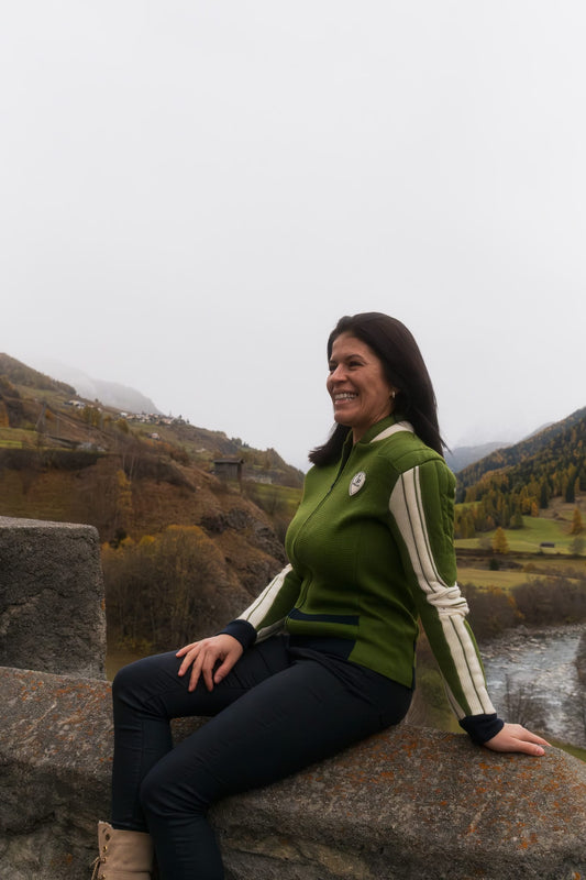 Macun Vintage Sport Pullover grün