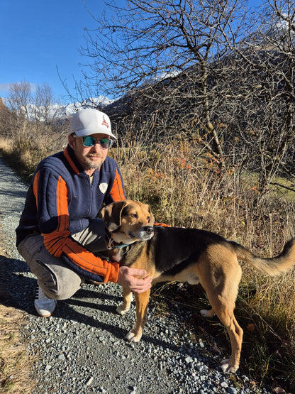 Macun Vintage Sport Pullover marine blau/rot