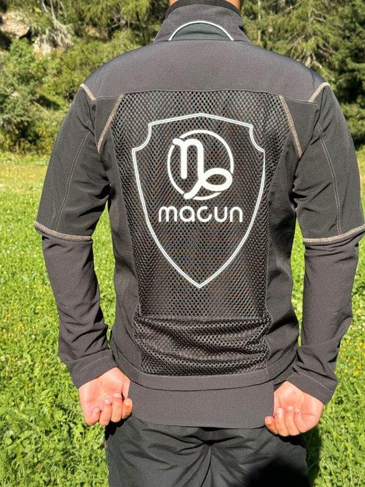 Macun Alpine Outdoor Jacke - Alpine Outdoor Jacke – Atmungsaktive Wanderjacke für Damen & Herren, windabweisend, ideal fürs Hochgebirge