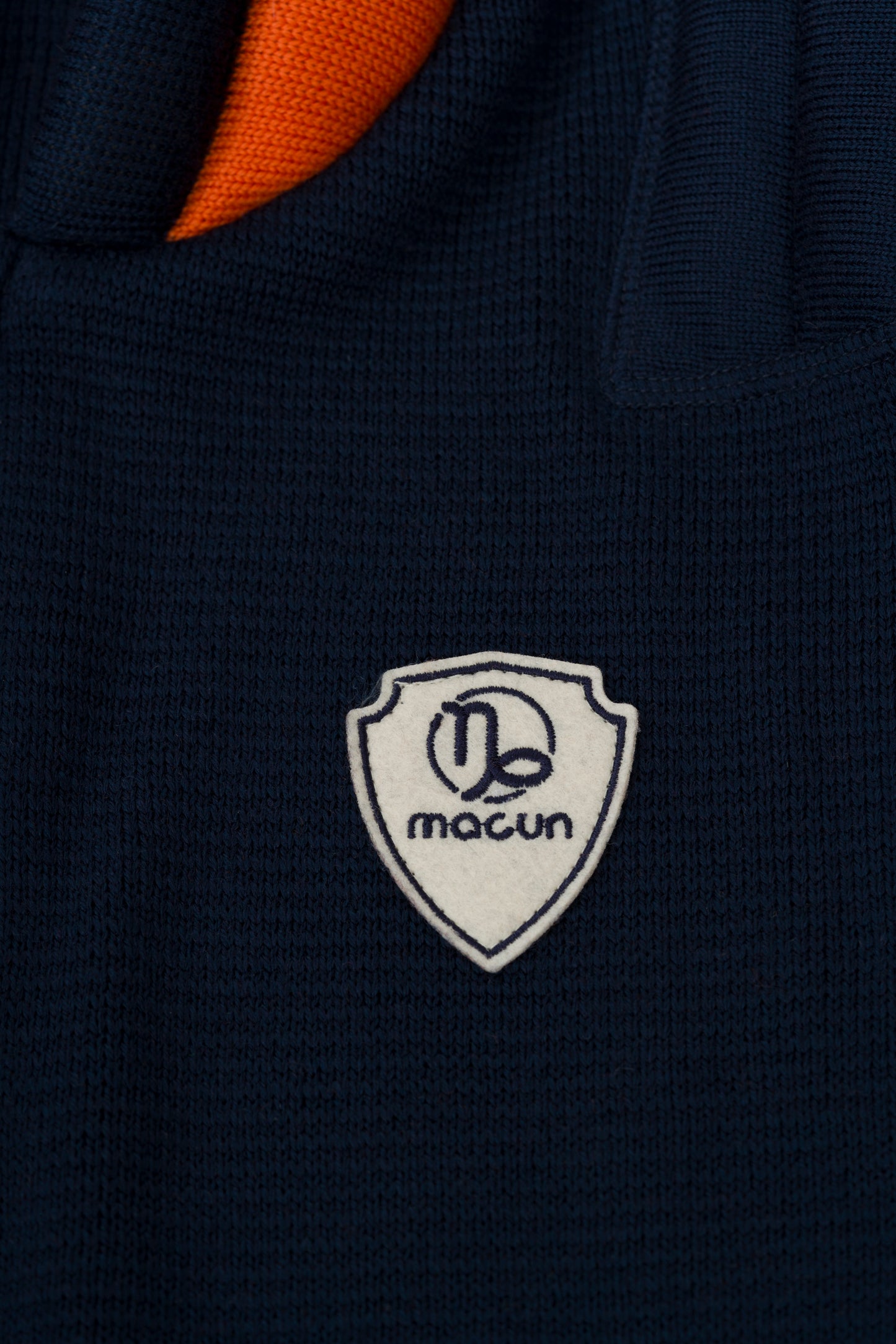 Macun Vintage Sport Pullover marine blau/rot