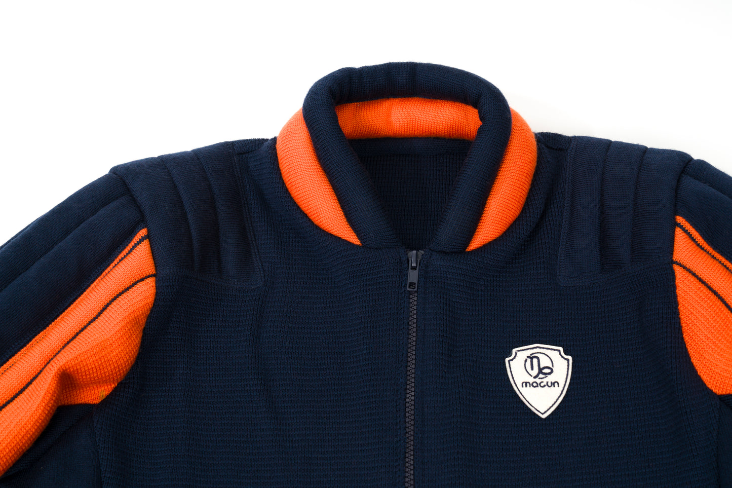 Macun Vintage Sport Pullover marine blau/rot